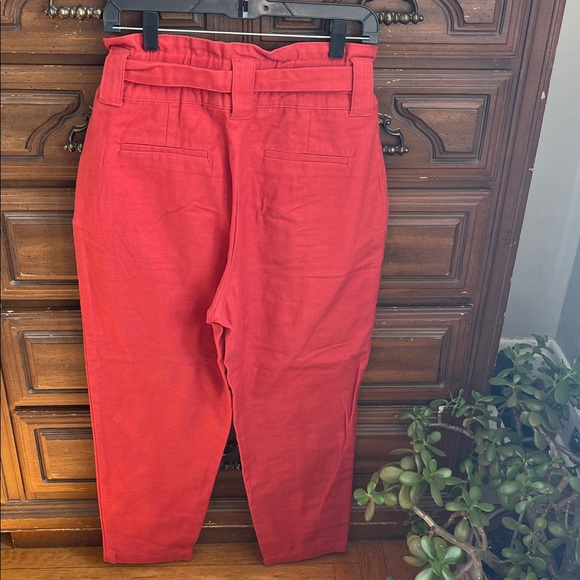 Who What Wear Red High-Waisted Pants - Picture 5 of 6